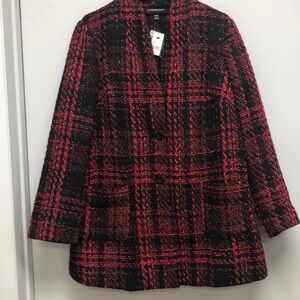 Lane Bryant plaid blazer